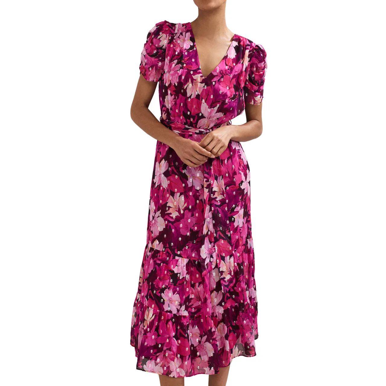 Sale Azalea Floral Flared Dress Women Dresses