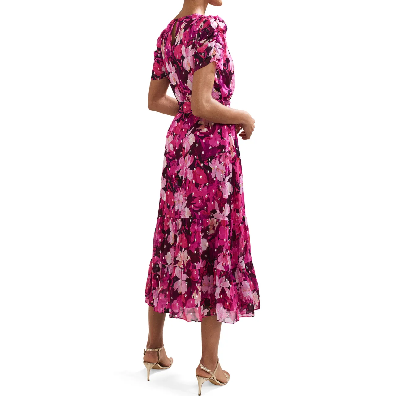 Sale Azalea Floral Flared Dress Women Dresses