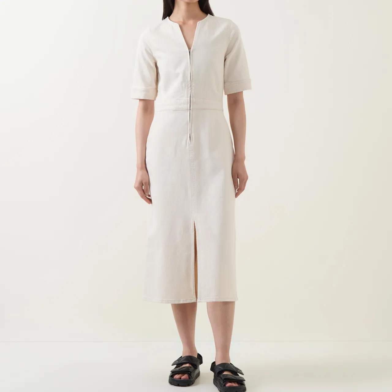 Online Bacca Zip-Fastening Fitted Dress Women Dresses