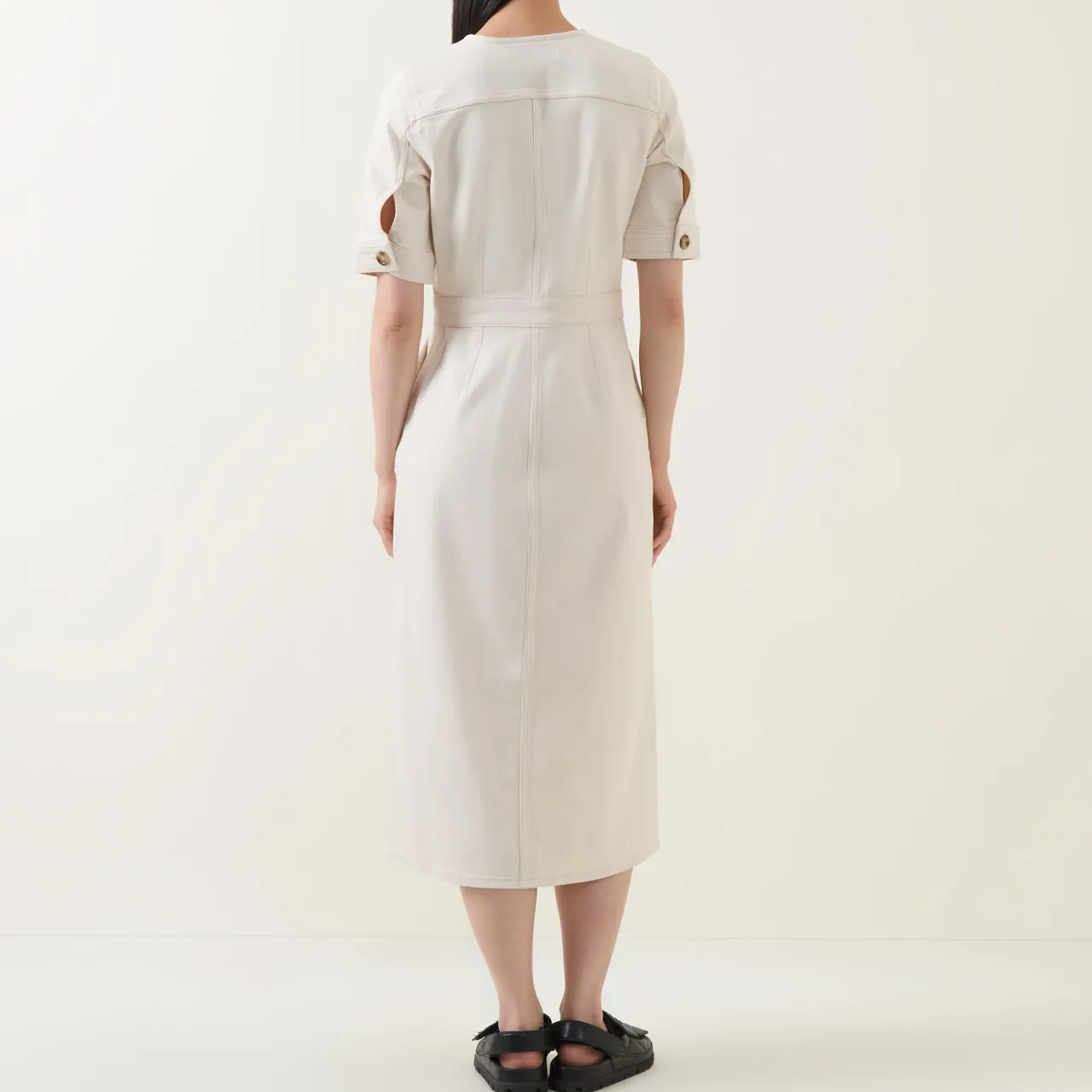 Online Bacca Zip-Fastening Fitted Dress Women Dresses