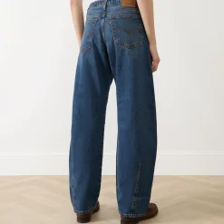 Online Baggy Dad Barrel Jeans Women Denim