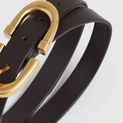 Best Bailey Leather Horseshoe Buckle Belt Women Belts