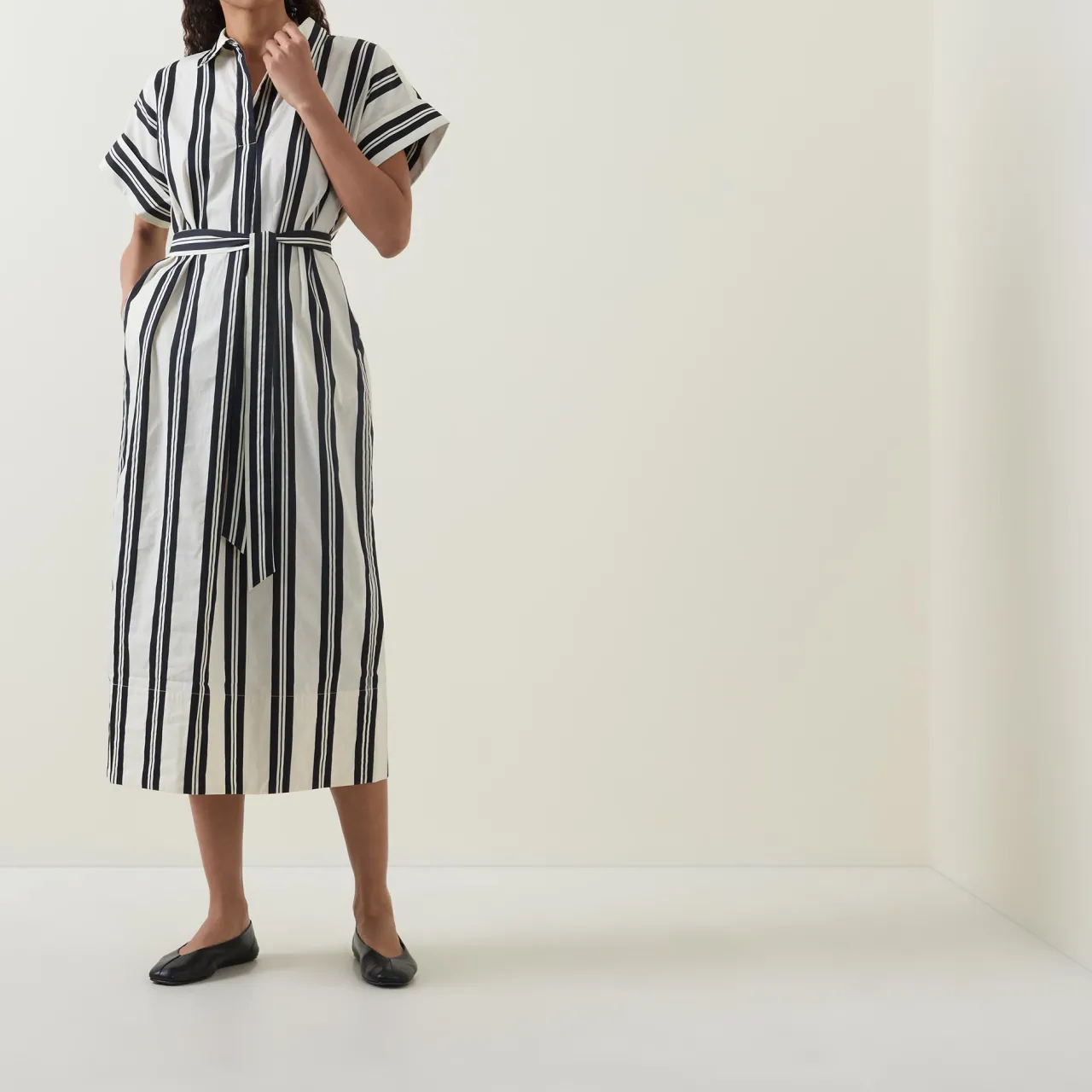 New Bala Striped Shirt Dress Women Dresses