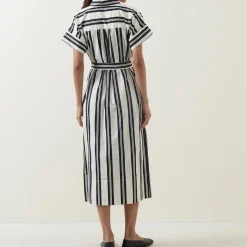 New Bala Striped Shirt Dress Women Dresses