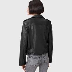 Discount Balfern Leather Biker Jacket Women Coats & Jackets