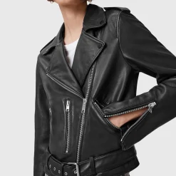 Discount Balfern Leather Biker Jacket Women Coats & Jackets