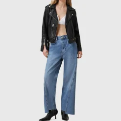 Balfern Leather Biker Jacket Women Coats & Jackets