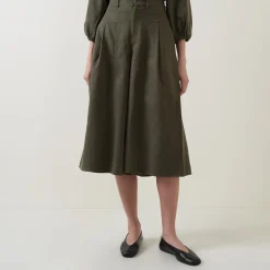 Outlet Ballari Cropped Wide Leg Trousers Women Trousers & Shorts