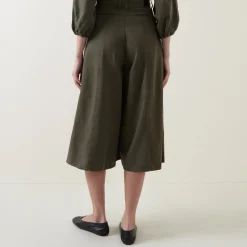 Outlet Ballari Cropped Wide Leg Trousers Women Trousers & Shorts