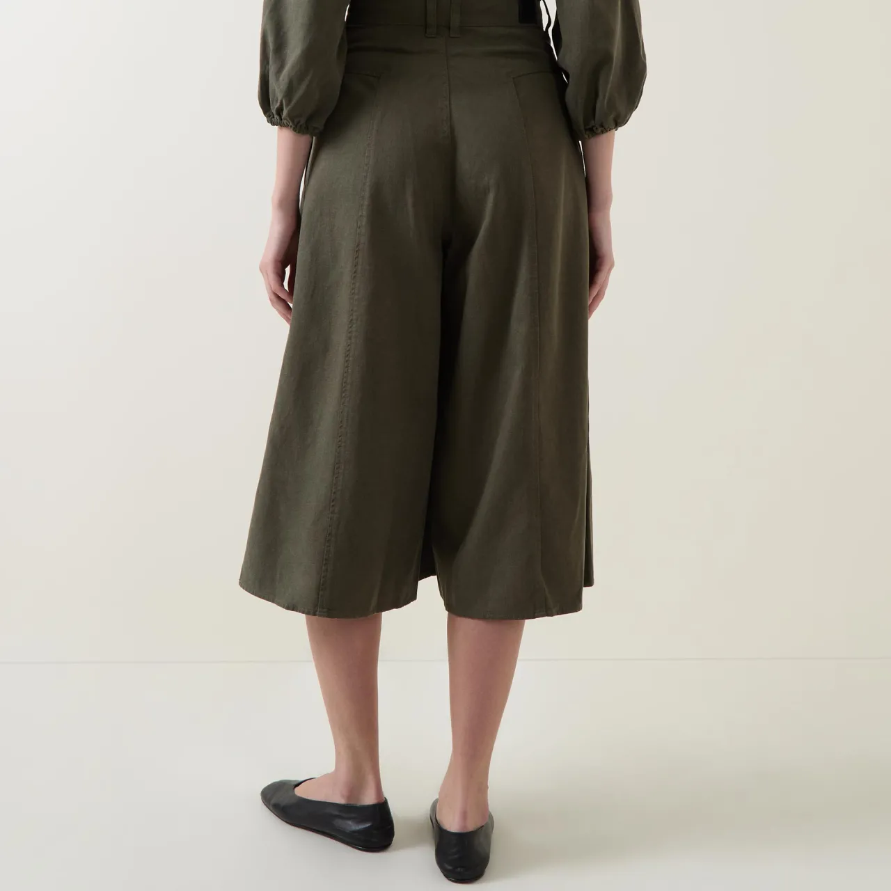 Outlet Ballari Cropped Wide Leg Trousers Women Trousers & Shorts