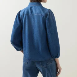Discount Ballariz Denim Blouse Women Tops