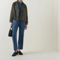 Discount Ballariz Denim Blouse Women Tops