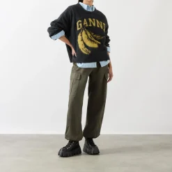 Discount Banana Logo Knit Sweater Women Sweaters & Cardigans