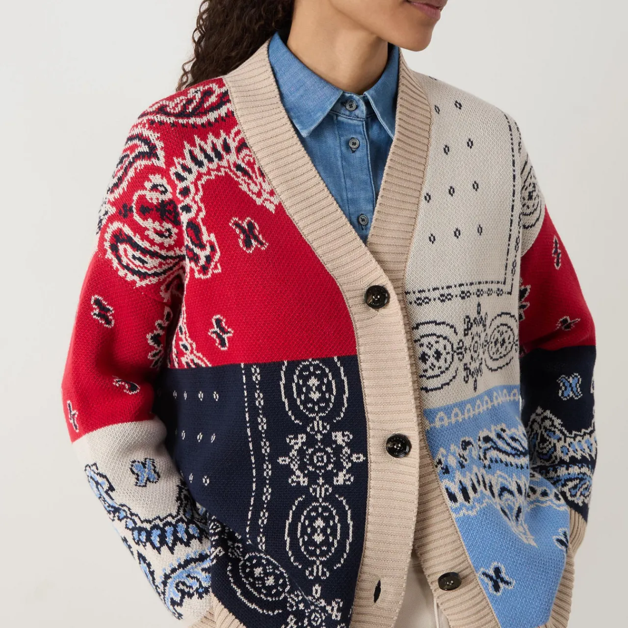 Hot Baobab Bandana Cardigan Women Sweaters & Cardigans