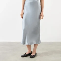 Hot Bar Silk Slip Skirt Women Skirts