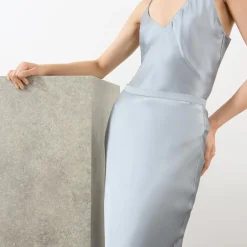Hot Bar Silk Slip Skirt Women Skirts