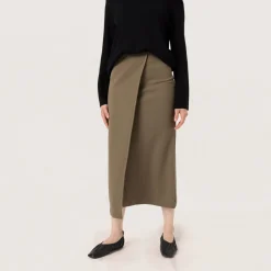 Outlet Bea Mid-Rise Wrap Skirt Women Skirts