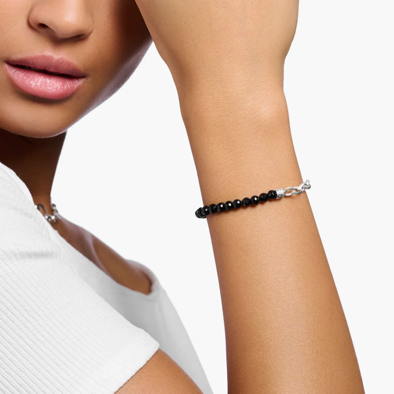 Outlet Bead and Chain Link Bracelet Women Bracelets