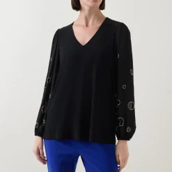 Sale Bead Embellished Blouse Women Tops