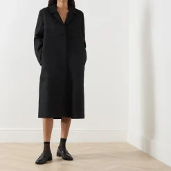 Hot Beaded Jacquard Coat Women Coats & Jackets