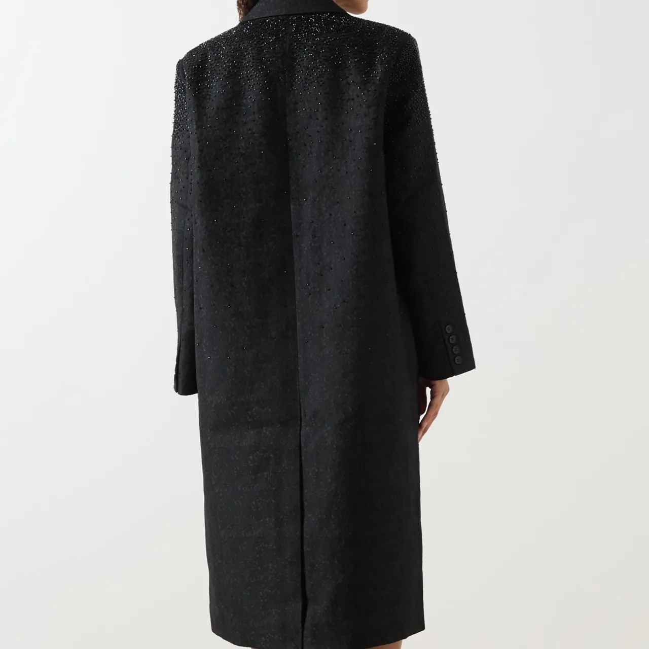 Hot Beaded Jacquard Coat Women Coats & Jackets