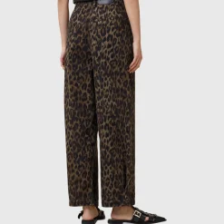 Hot Becca Leopard Wide Leg Trousers Women Trousers & Shorts