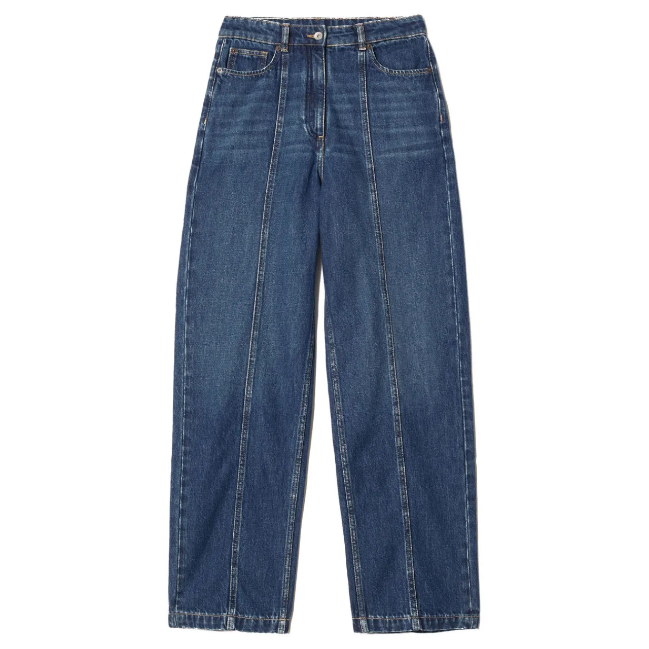 Discount Beck Mid-Rise Straight Leg Jeans Women Denim