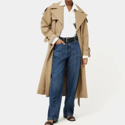 Discount Beck Mid-Rise Straight Leg Jeans Women Denim