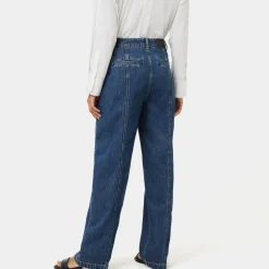 Discount Beck Mid-Rise Straight Leg Jeans Women Denim