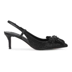 New Belgravia Bow Crystal Slingback Pumps Women Heels