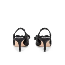 New Belgravia Bow Crystal Slingback Pumps Women Heels