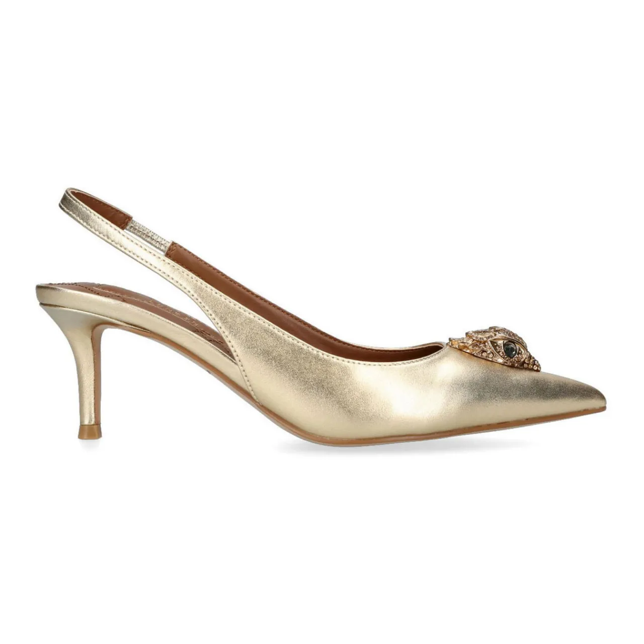 Discount Belgravia Eagle-Embellished Slingback Pumps Women Heels