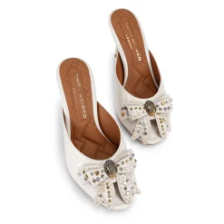 Clearance Belgravia Studded Bow Mules Women Heels|Occasion Dressing