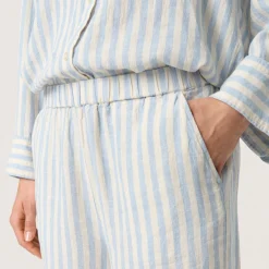 Hot Belira Striped Regular Fit Shorts Women Trousers & Shorts