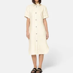 Outlet Bella Linen Shirt Dress Women Dresses