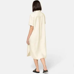 Outlet Bella Linen Shirt Dress Women Dresses