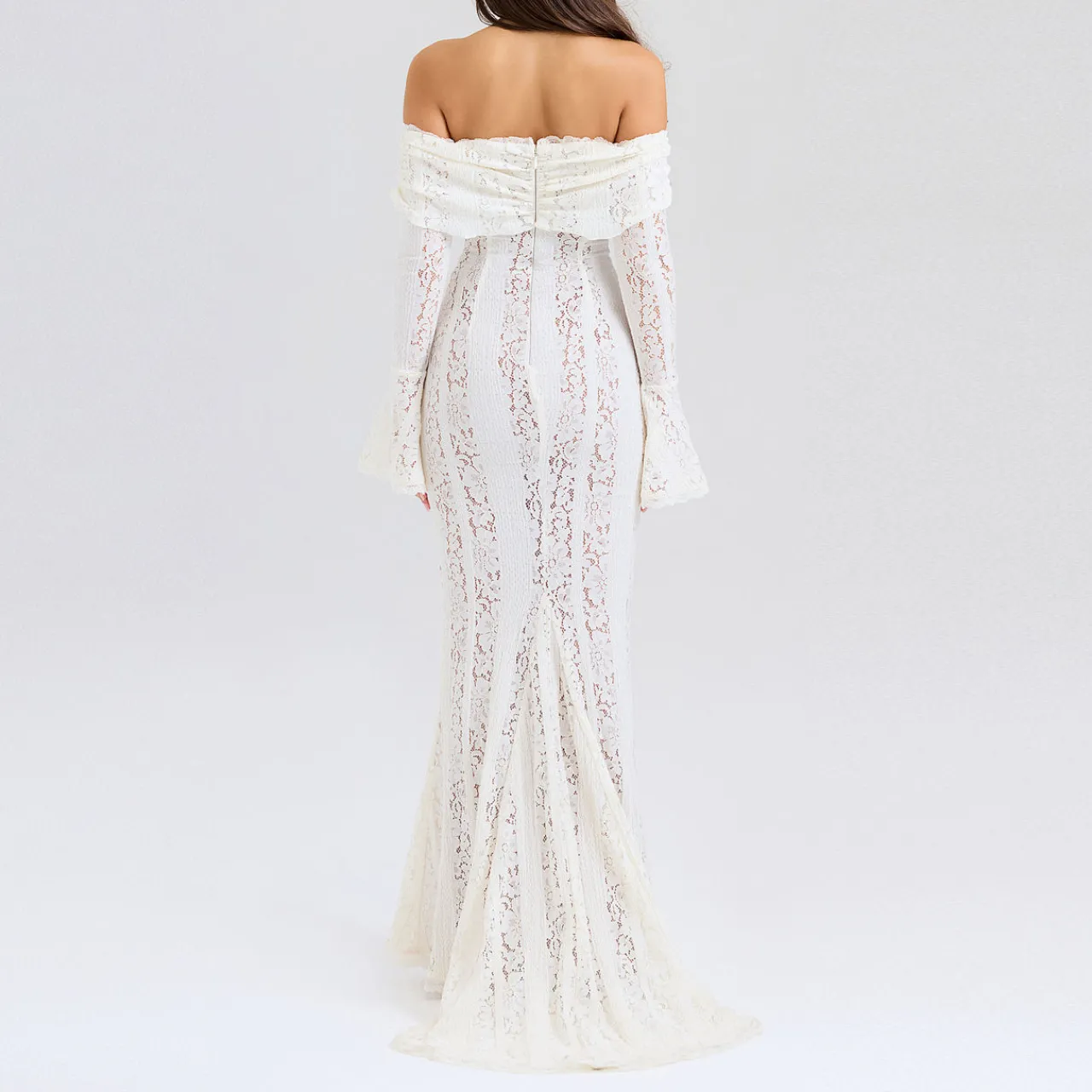 Sale Belle Lace Maxi Dress Women Dresses