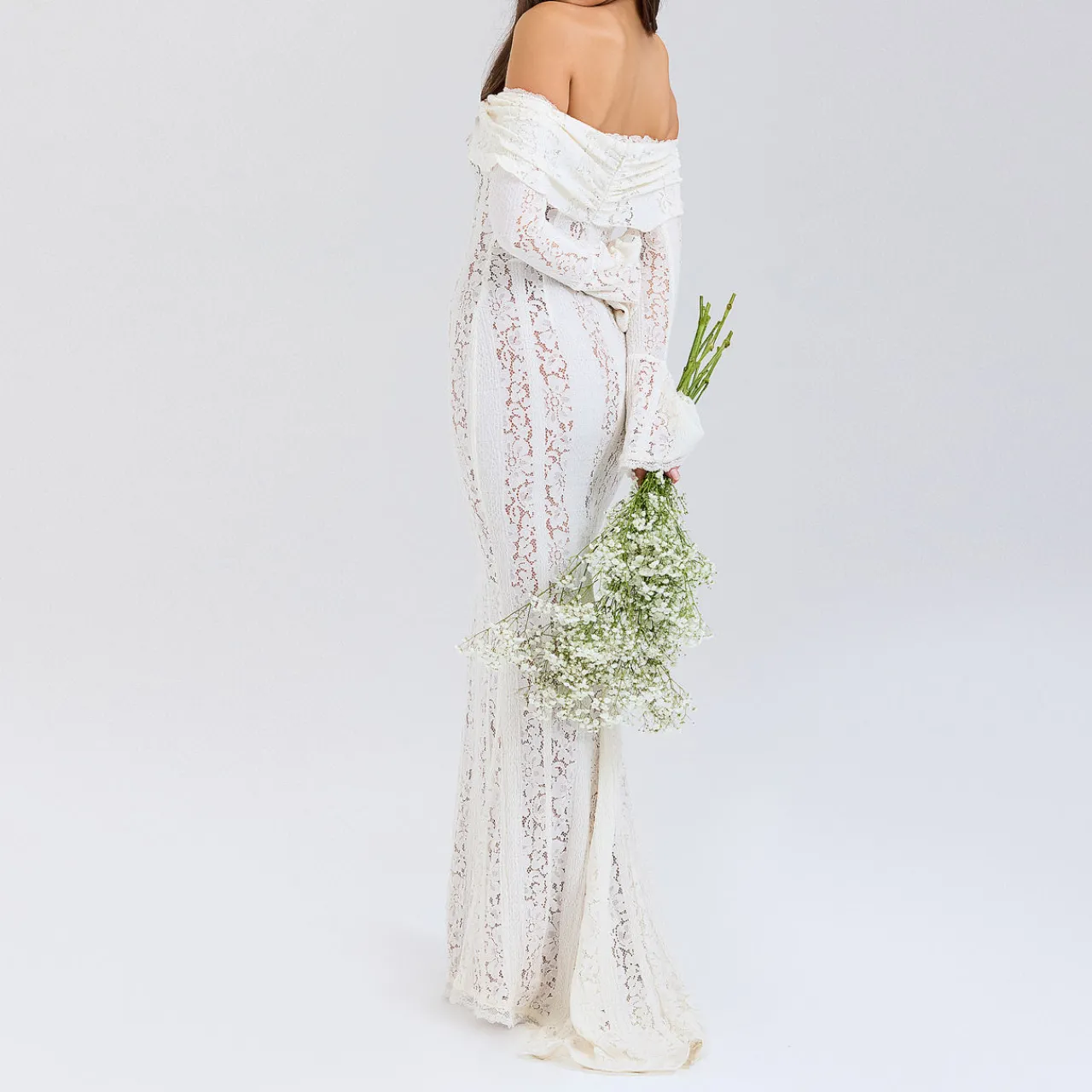 Sale Belle Lace Maxi Dress Women Dresses