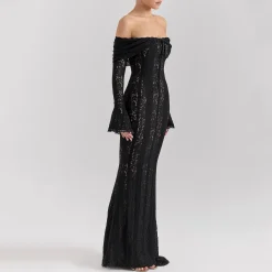 Online Belle Off-The-Shoulder Lace Dress Women Dresses