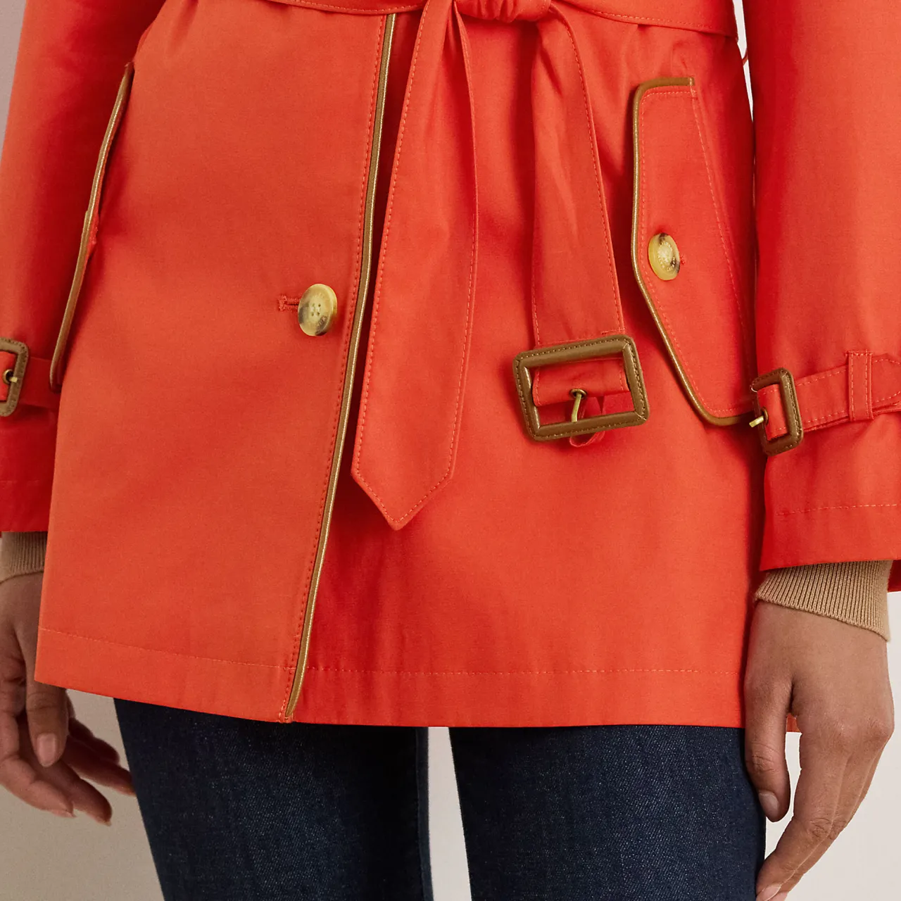 New Belted Trench Coat Women Coats & Jackets