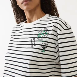 Sale Benja Striped T-Shirt Women Tops