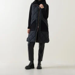 Discount Bernice Longline Puff Gilet Women Coats & Jackets