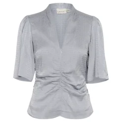 Best Bianca Ruched Blouse Women Tops