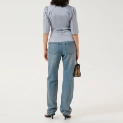 Best Bianca Ruched Blouse Women Tops