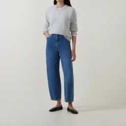Outlet Bila High-Rise Balloon Leg Jeans Women Denim