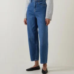 Outlet Bila High-Rise Balloon Leg Jeans Women Denim
