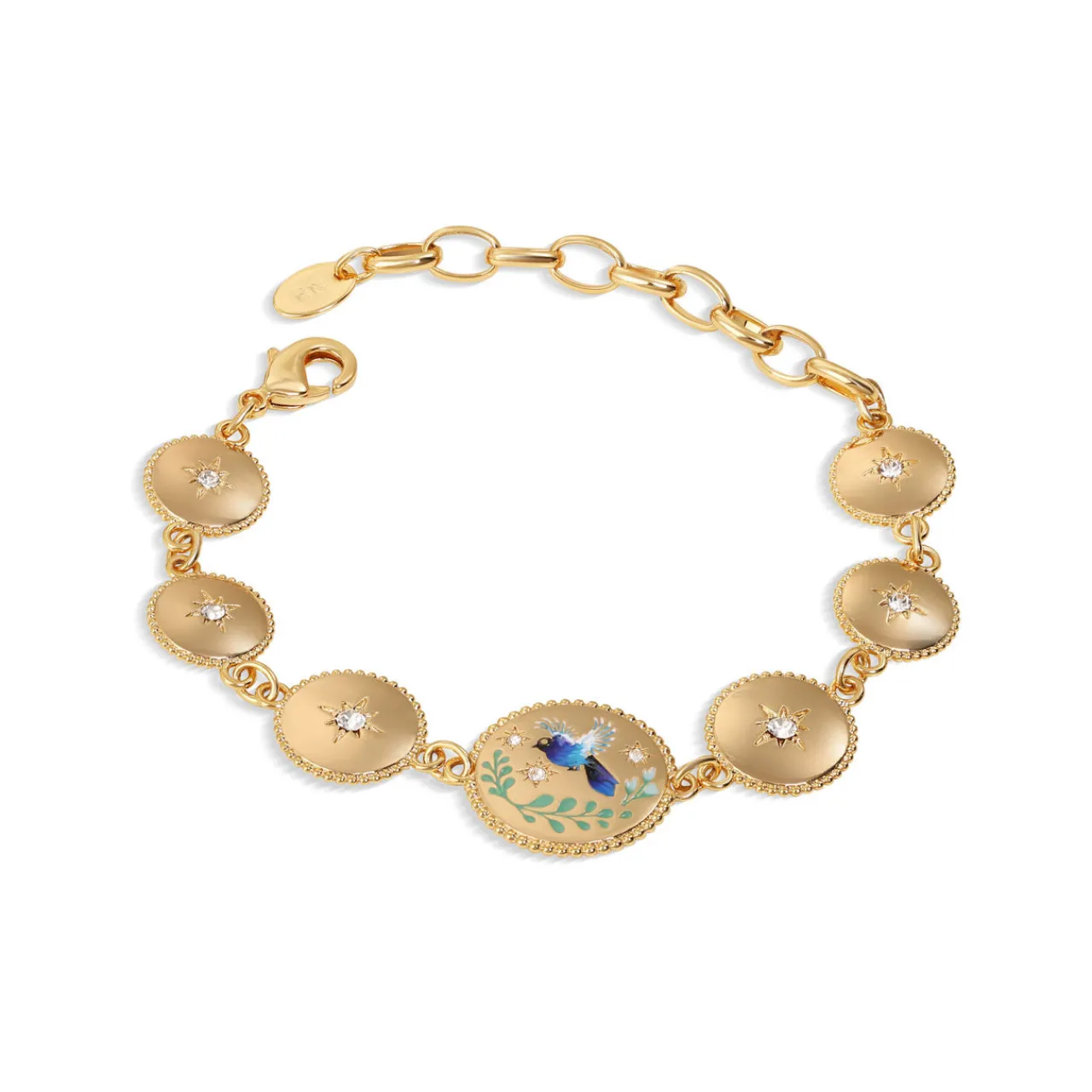 Best Bird Enamel Link Bracelet Women Bracelets