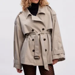New Birdie Oversized Trench Coat Women Coats & Jackets