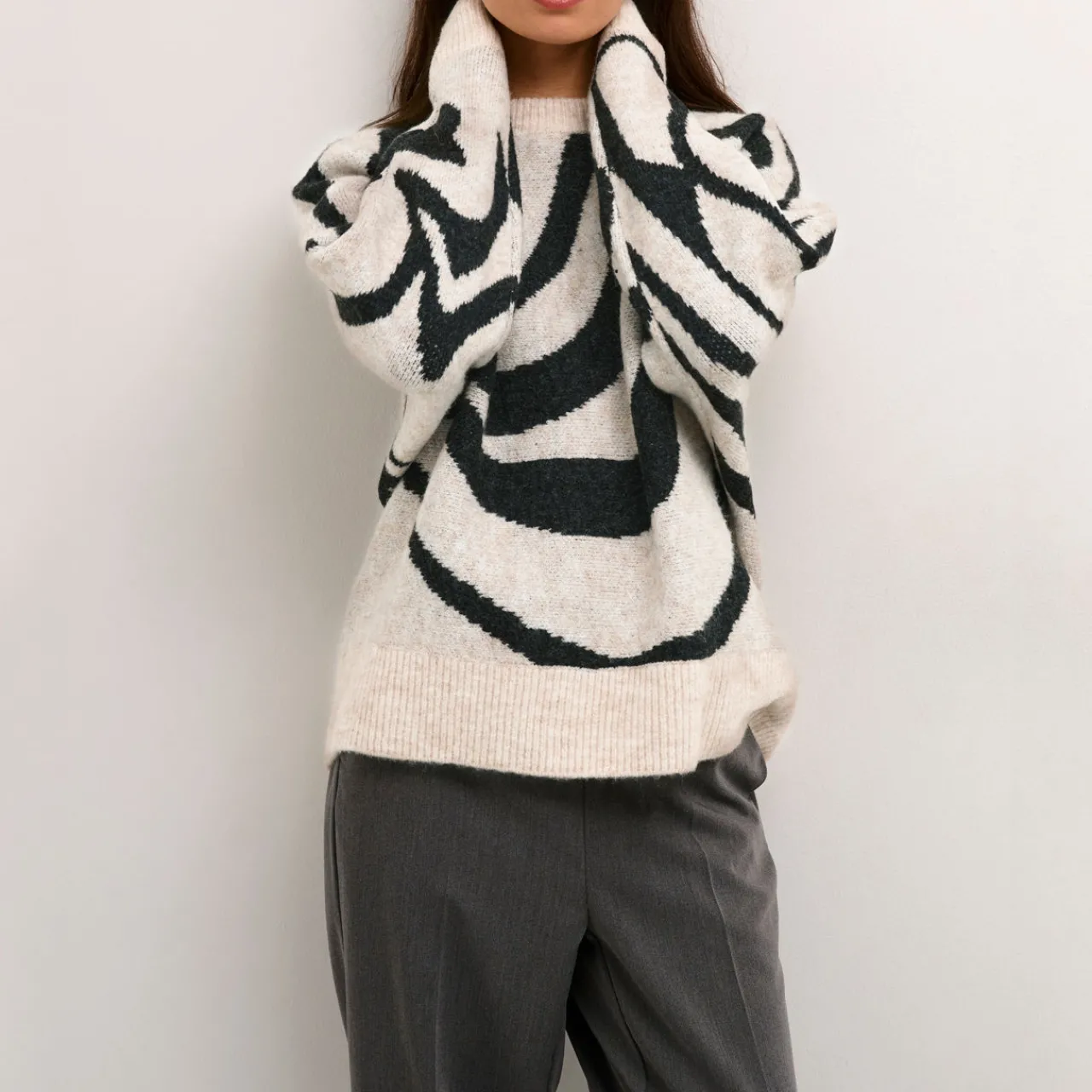 Online Birthe Printed Sweater Women Sweaters & Cardigans