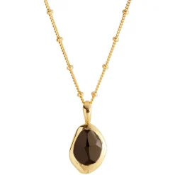 Online Black Onyx Stepping Stone Pendant Necklace Women Necklaces